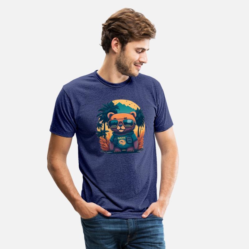 Adorable Bear with Sunglasses Art: Cool Whimsical