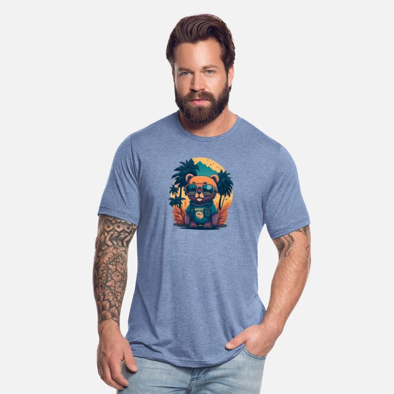 Adorable Bear with Sunglasses Art: Cool Whimsical