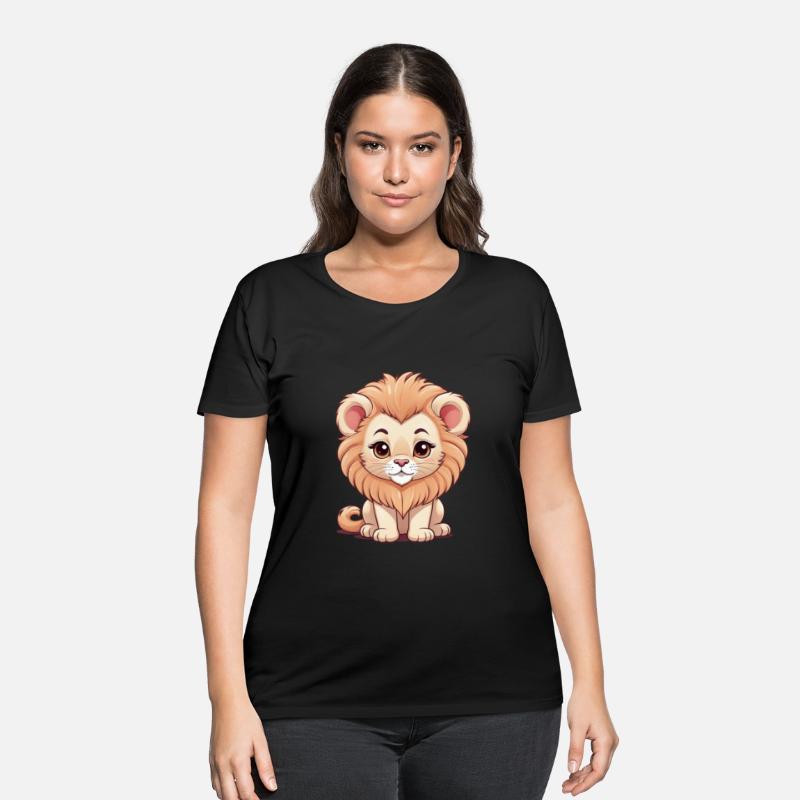 Adorable Chibi Lion Cute Anime Big-Eyed Lion