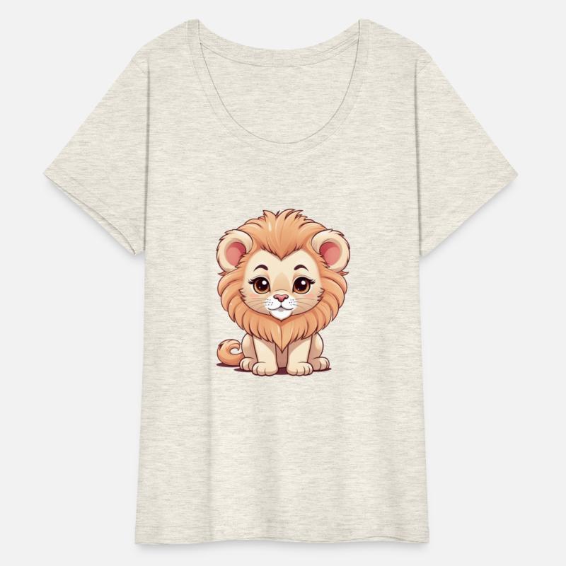 Adorable Chibi Lion Cute Anime Big-Eyed Lion