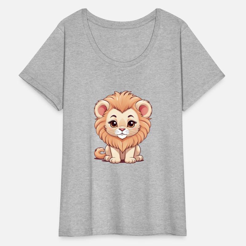 Adorable Chibi Lion Cute Anime Big-Eyed Lion