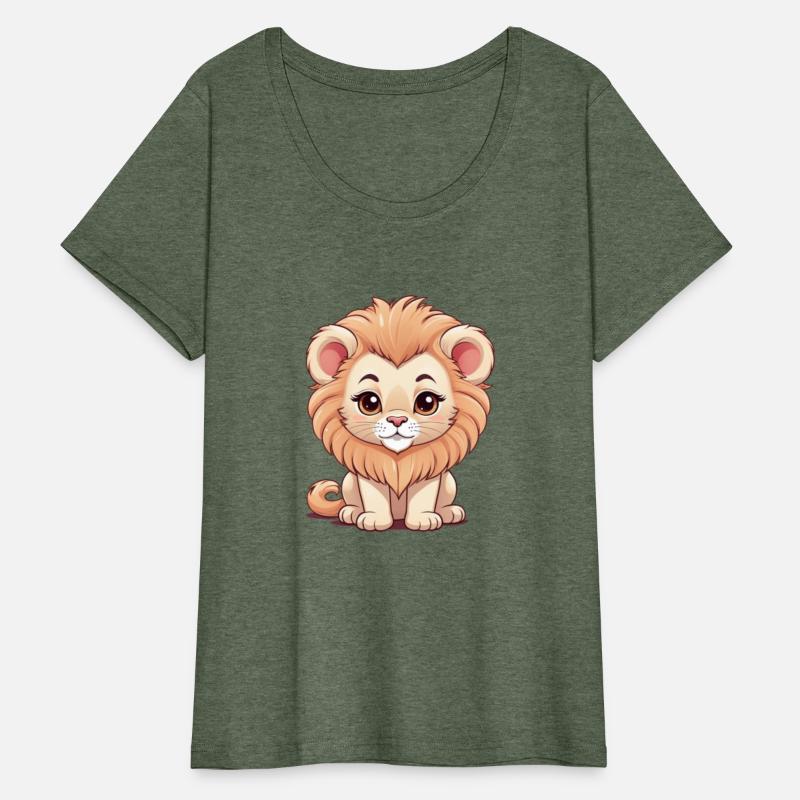 Adorable Chibi Lion Cute Anime Big-Eyed Lion