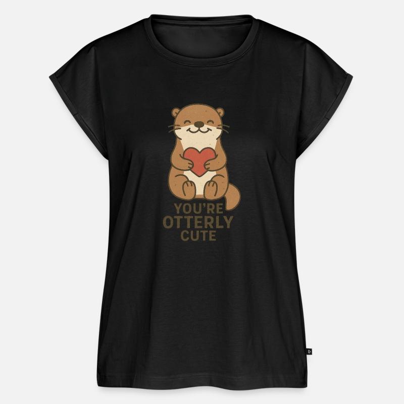 Adorable Otter With Heart Motif