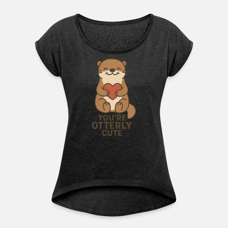 Adorable Otter With Heart Motif