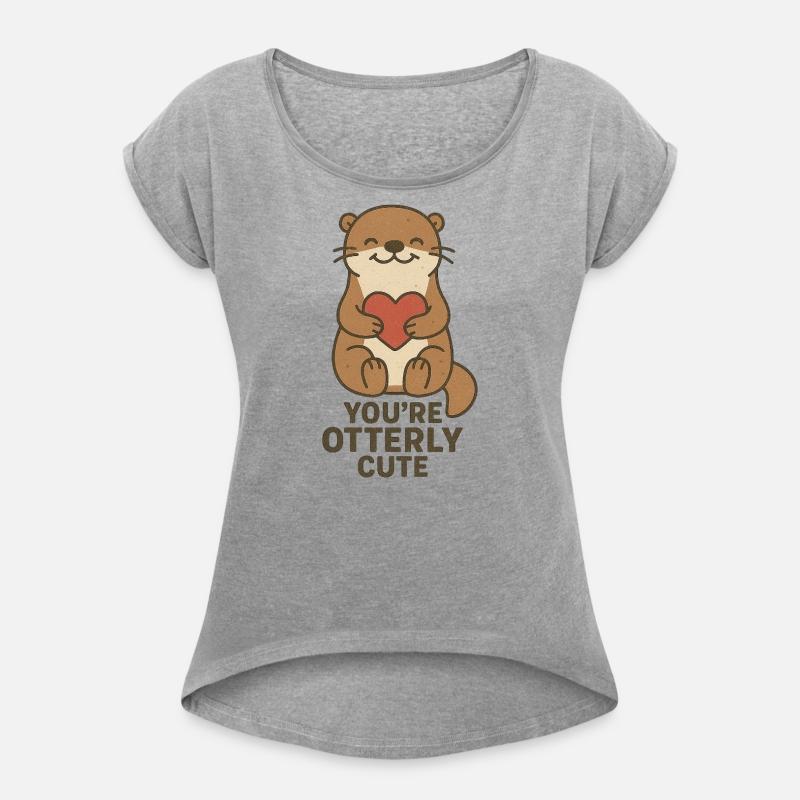 Adorable Otter With Heart Motif