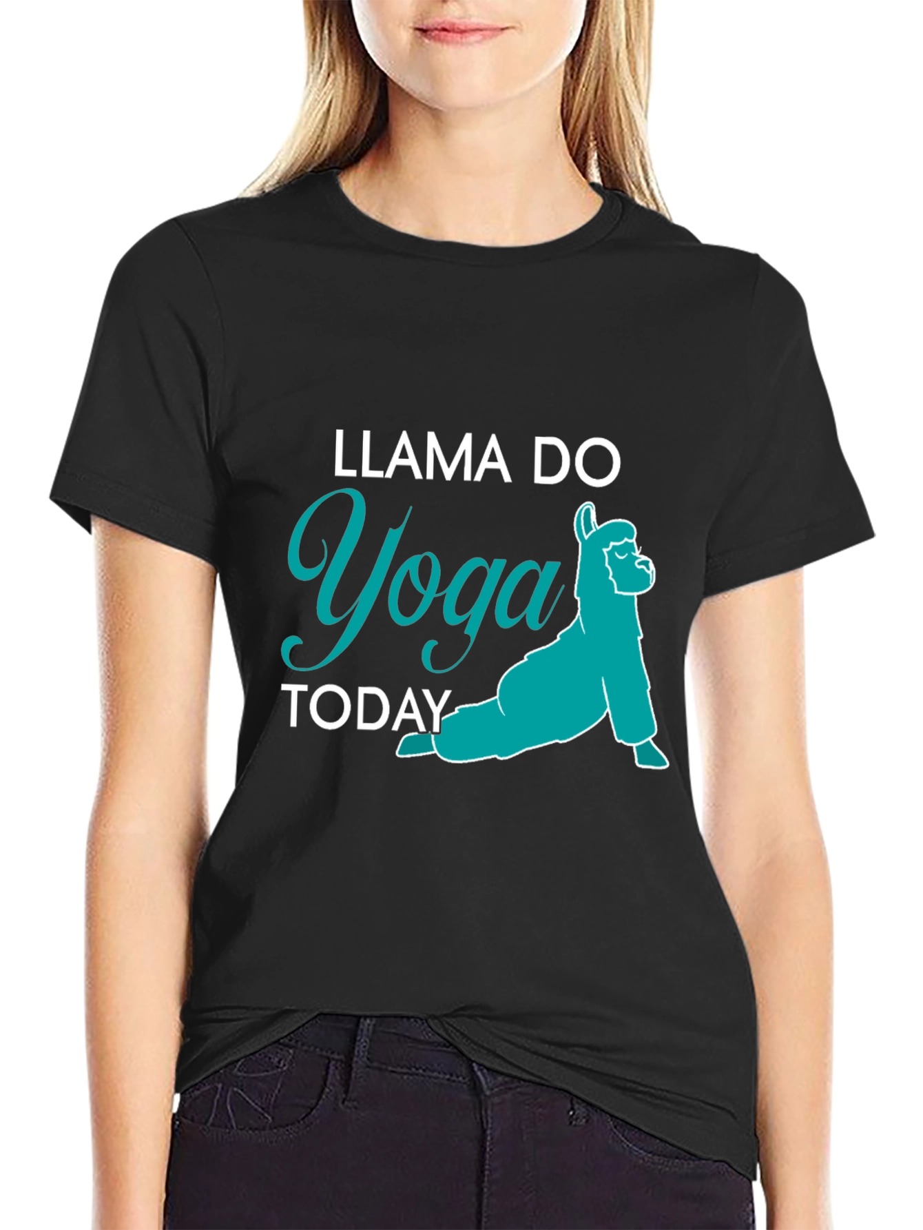 Llama Do Yoga T-Shirt - Funny Yoga Tee