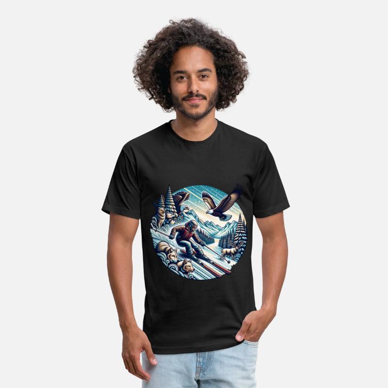 Adventure on the Snowy Slopes with Wildlife