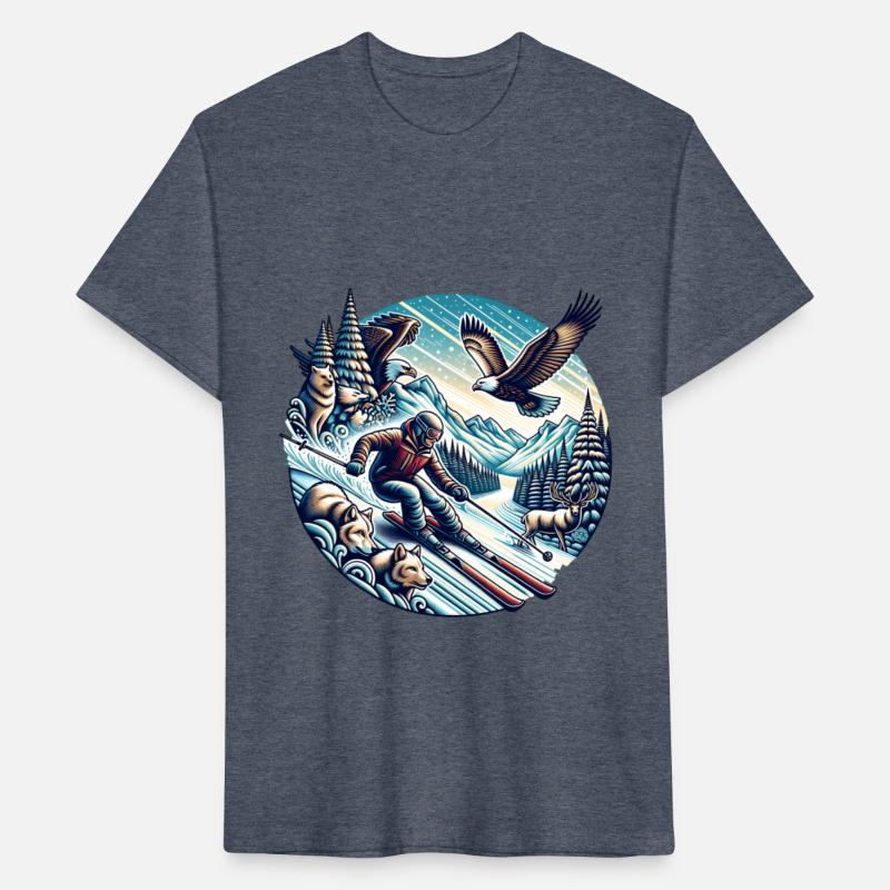 Adventure on the Snowy Slopes with Wildlife