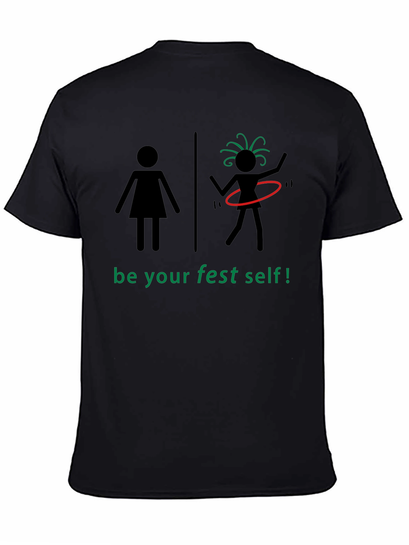 Be Your Fest Self Black T-Shirt