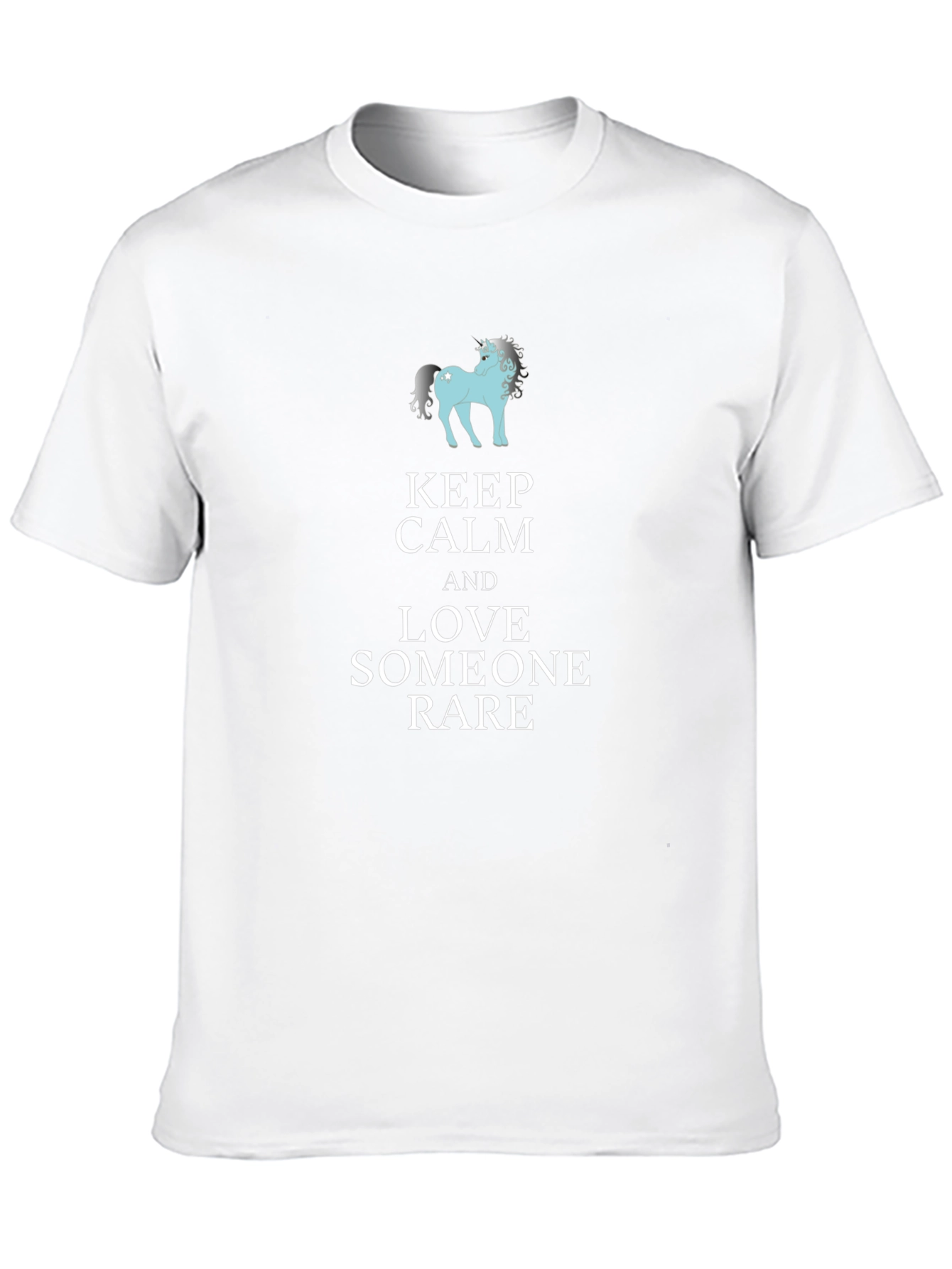 Keep Calm & Love Someone Rare Black T-Shirt