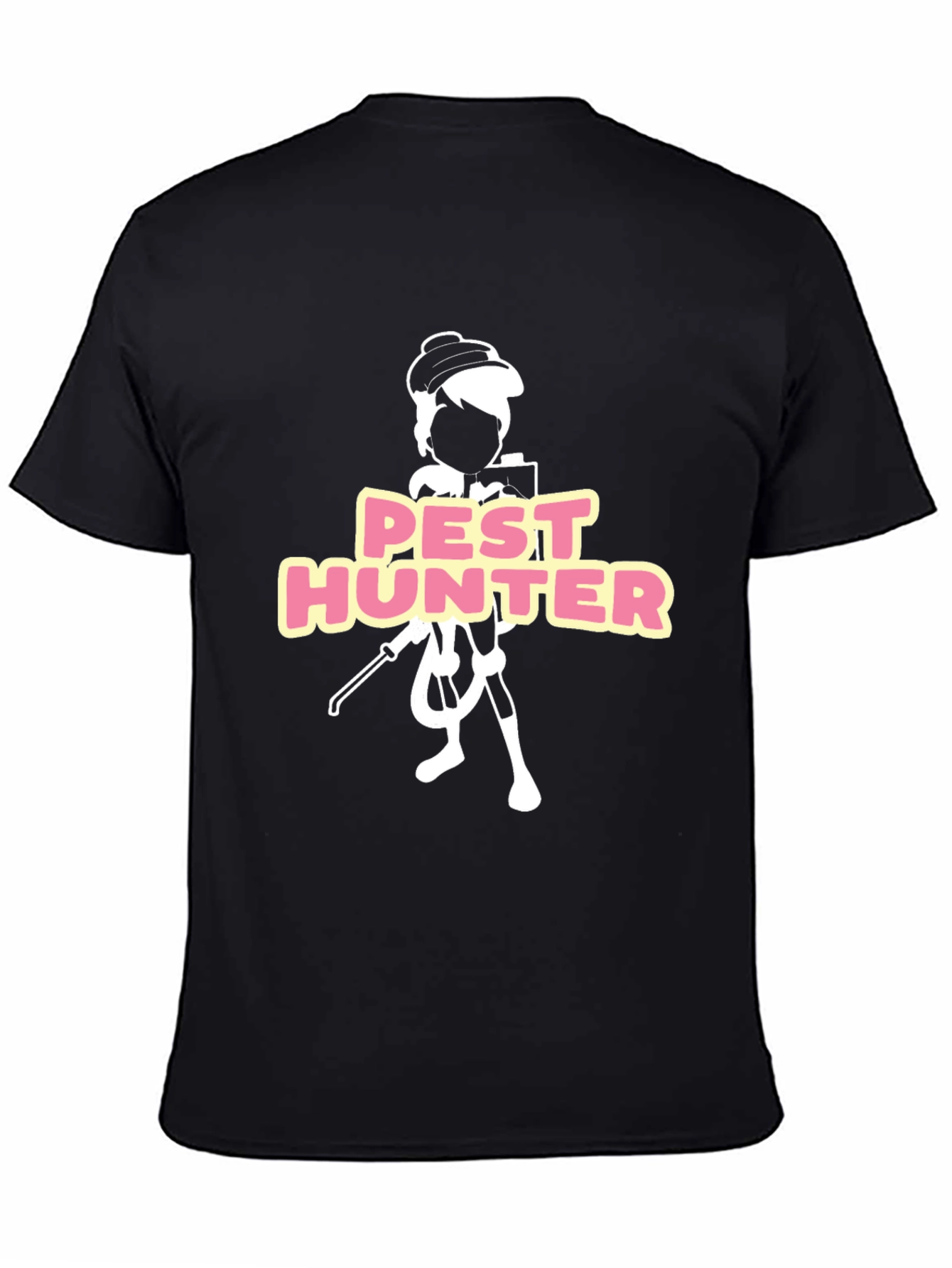 Pest Hunter Graphic Tee - Black Cotton