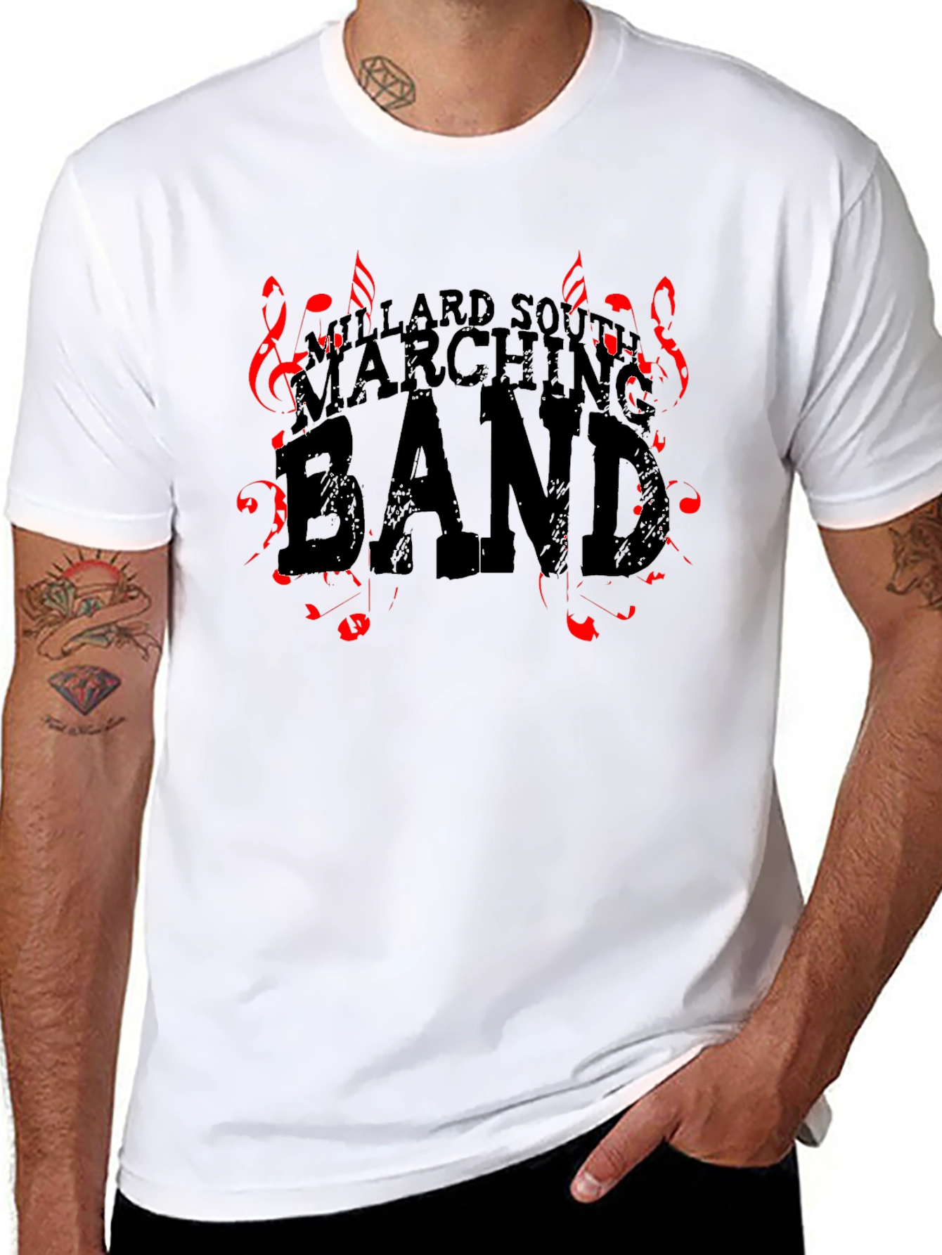 Willard South Marching Band Black T-Shirt