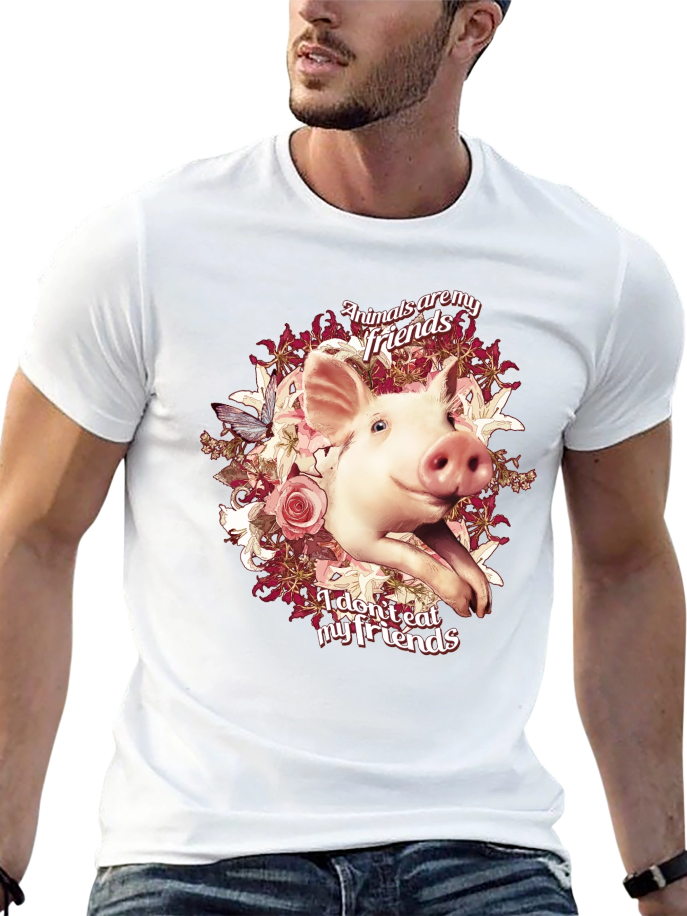 Animals Are My Friends Graphic Tee