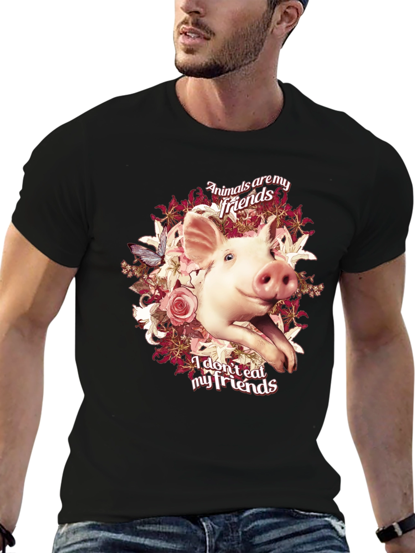 Animals Are My Friends Graphic Tee