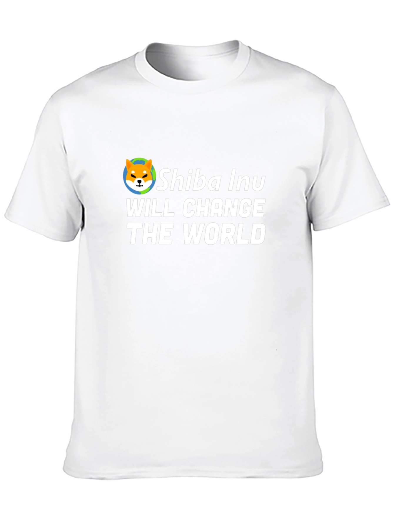 Shiba Inu Will Change the World Black T-Shirt