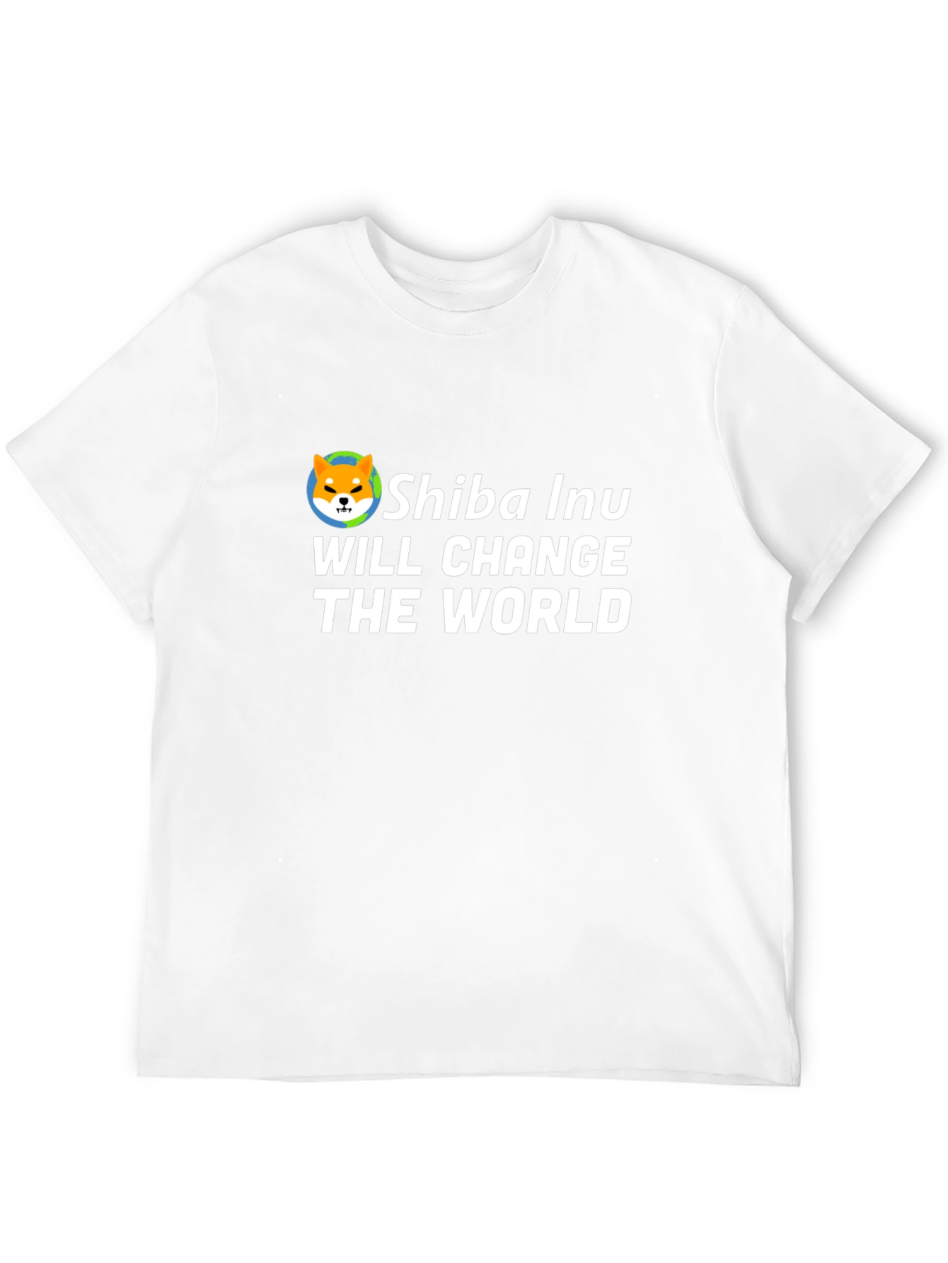 Shiba Inu Will Change the World Black T-Shirt
