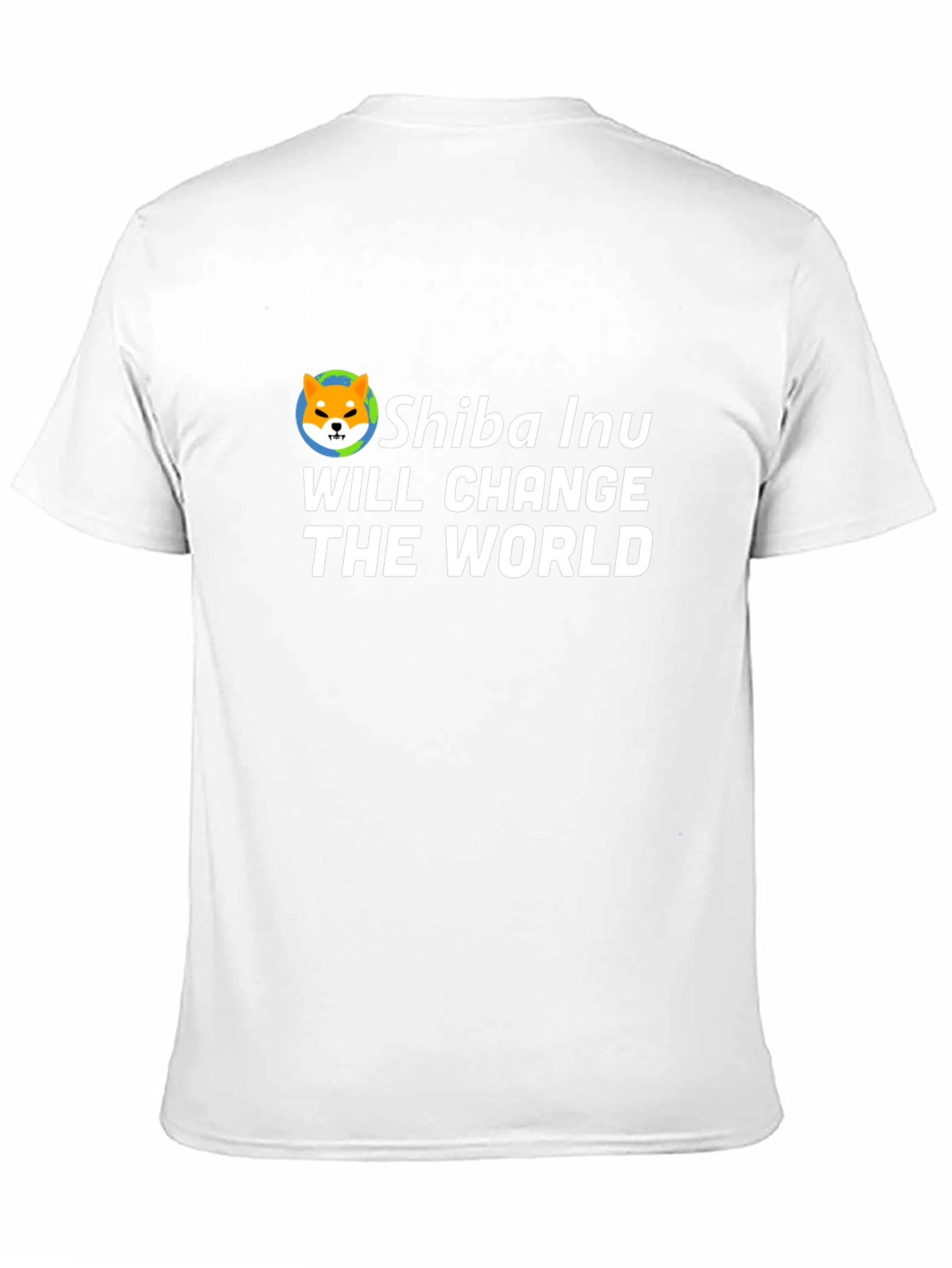 Shiba Inu Will Change the World Black T-Shirt