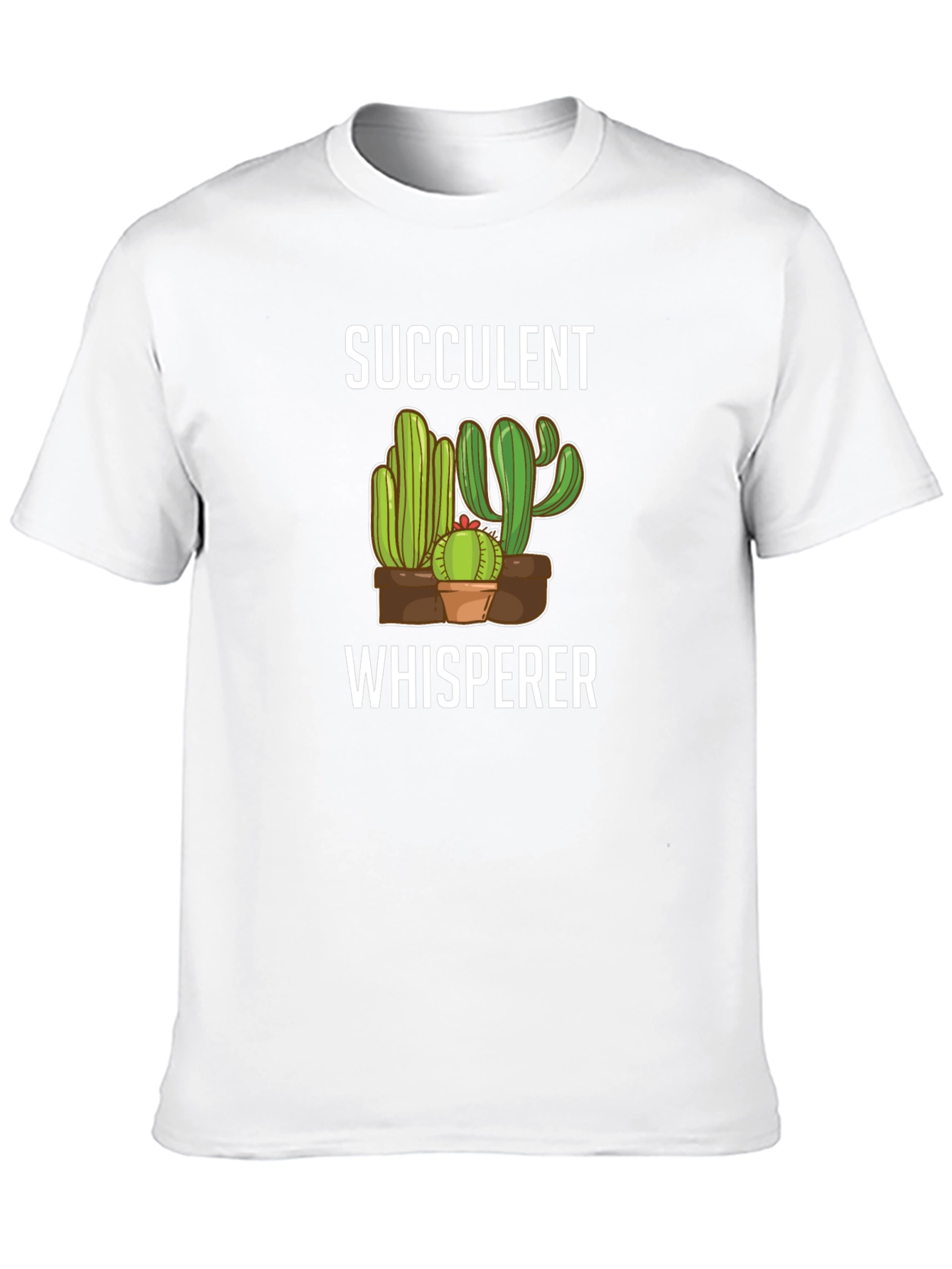 Succulent Whisperer Graphic T-Shirt - Cactus Lover Tee