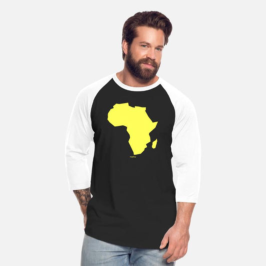 Africa Map Continent yellow