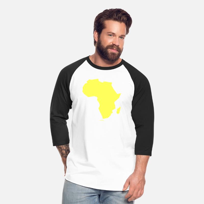 Africa Map Continent yellow