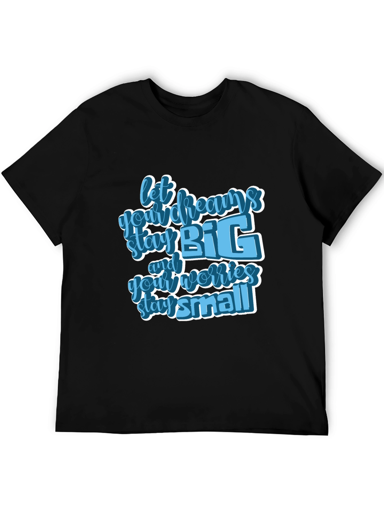 Inspirational Graphic Tee - Let Dreams Stay Big