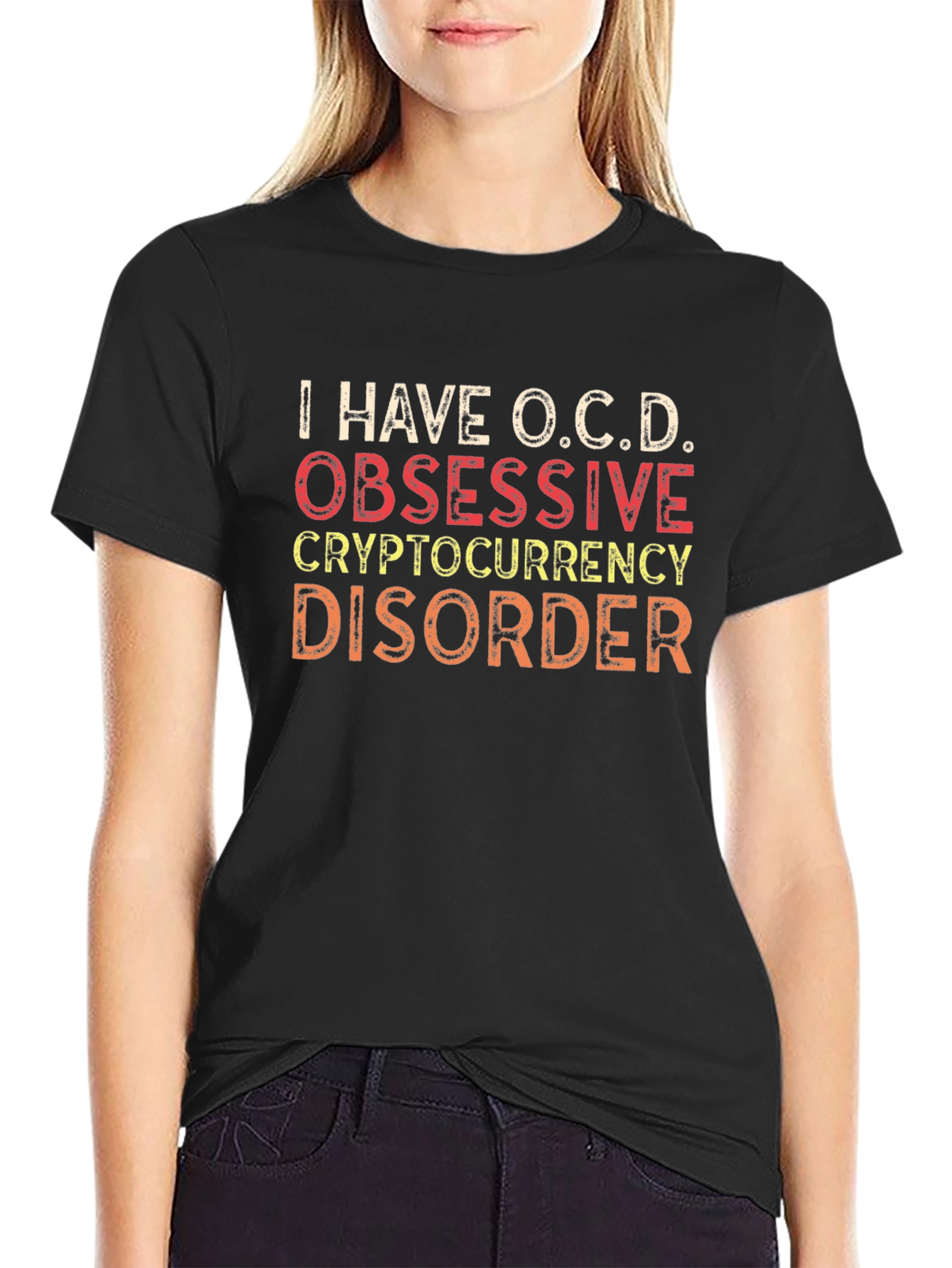 O.C.D. Cryptocurrency Disorder Graphic T-Shirt