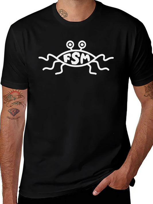 Flying Spaghetti Monster Black T-Shirt