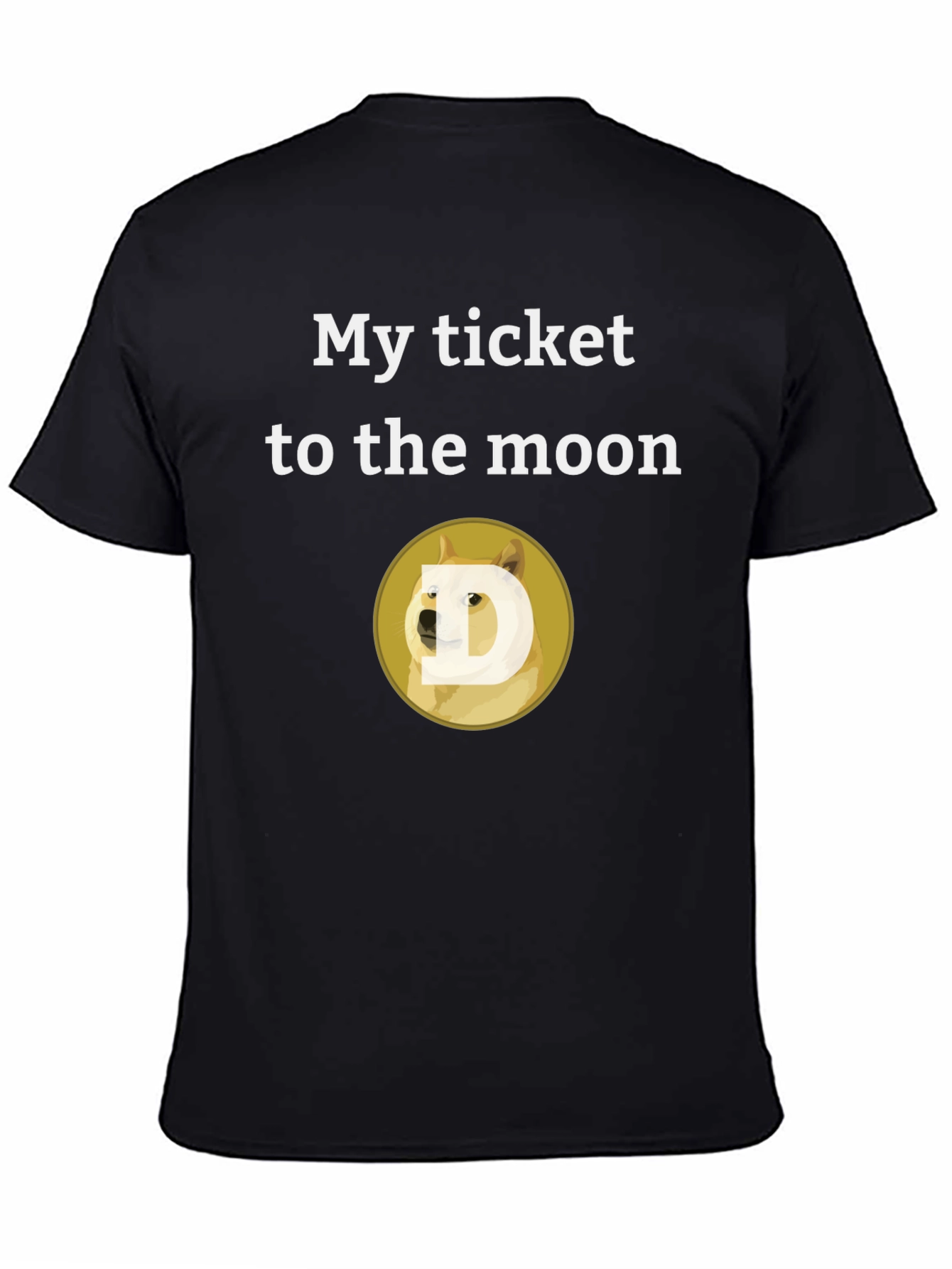 Dogecoin to the Moon T-Shirt - Crypto Meme
