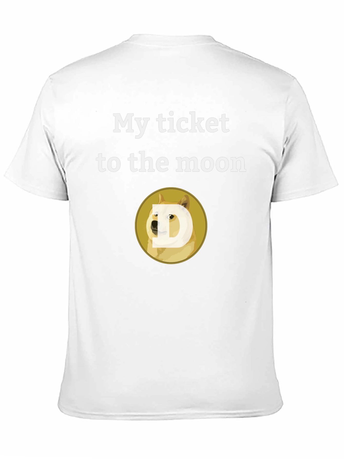Dogecoin to the Moon T-Shirt - Crypto Meme