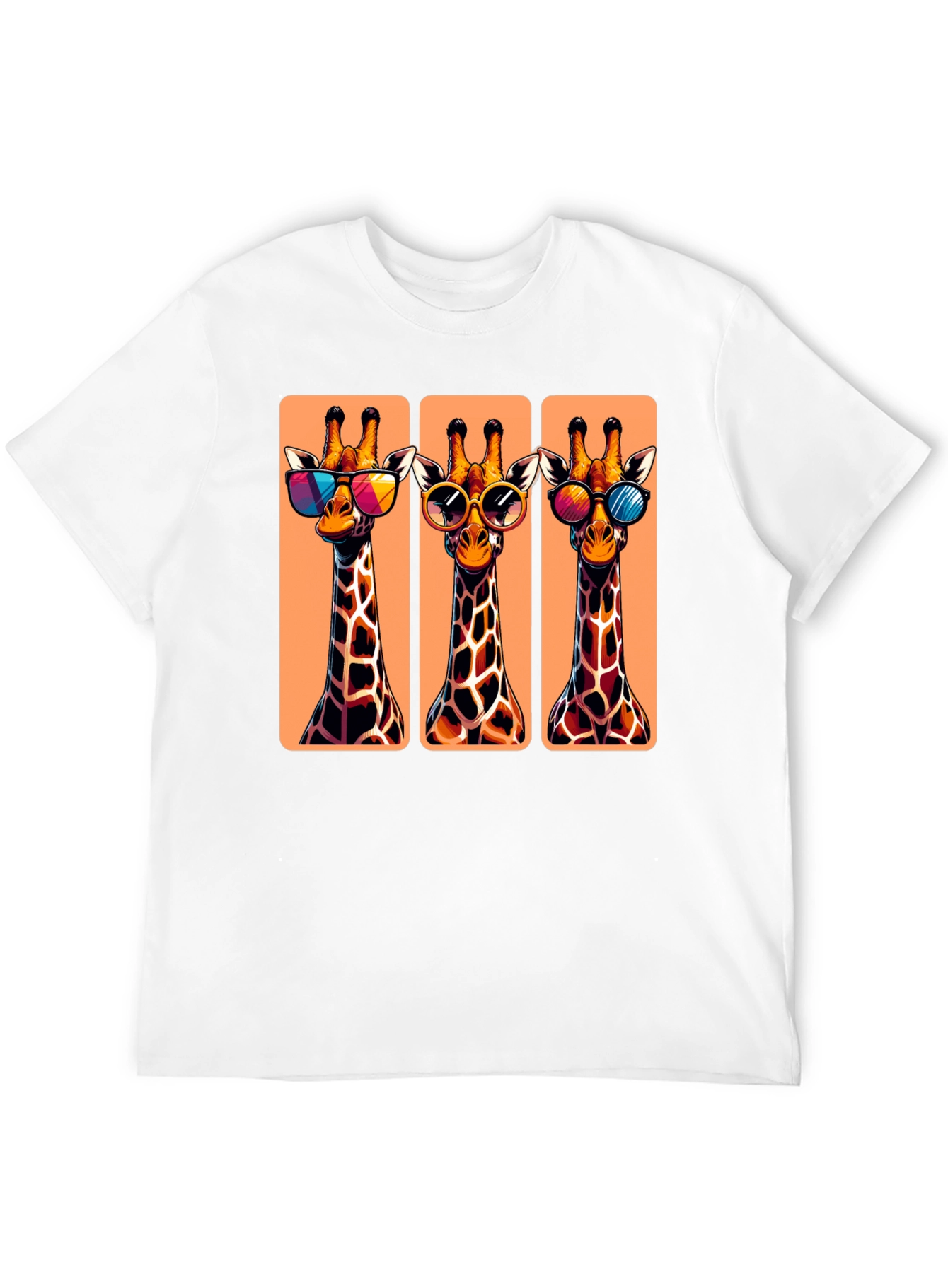 Cool Giraffes T-Shirt - Stylish Animal Graphic Tee