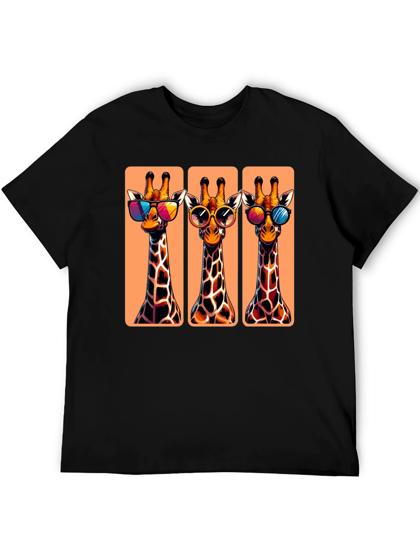 Cool Giraffes T-Shirt - Stylish Animal Graphic Tee