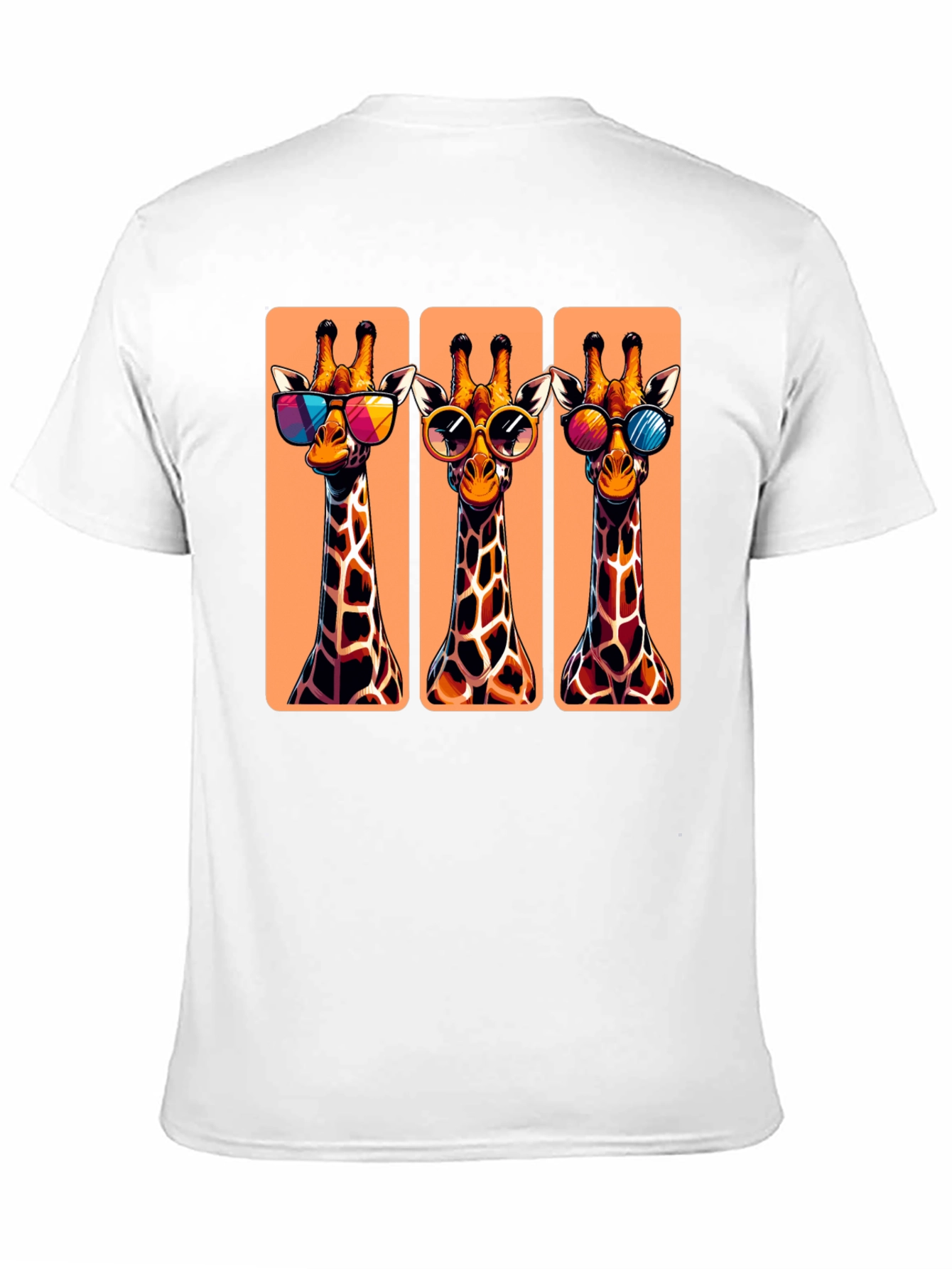 Cool Giraffes T-Shirt - Stylish Animal Graphic Tee