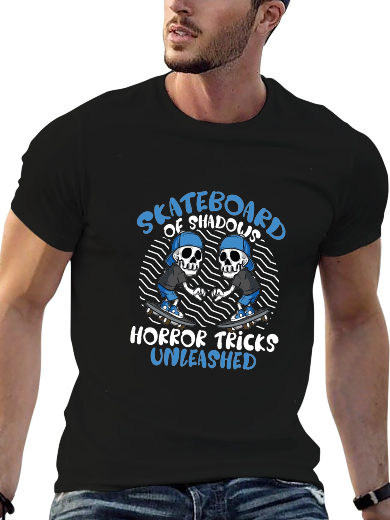 Skateboard of Shadows Graphic T-Shirt