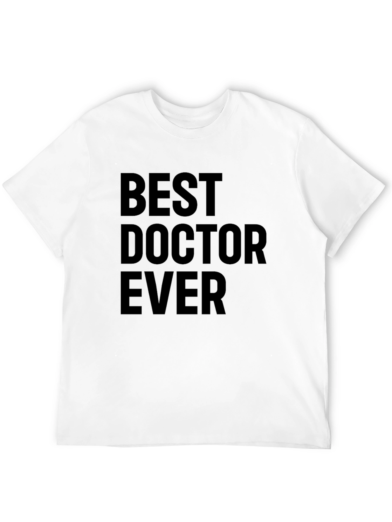 Best Doctor Ever Graphic Tee - Black
