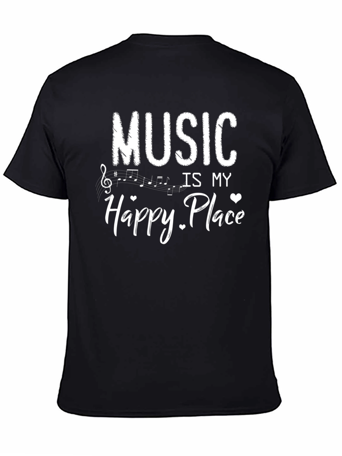 Music Is My Happy Place T-Shirt