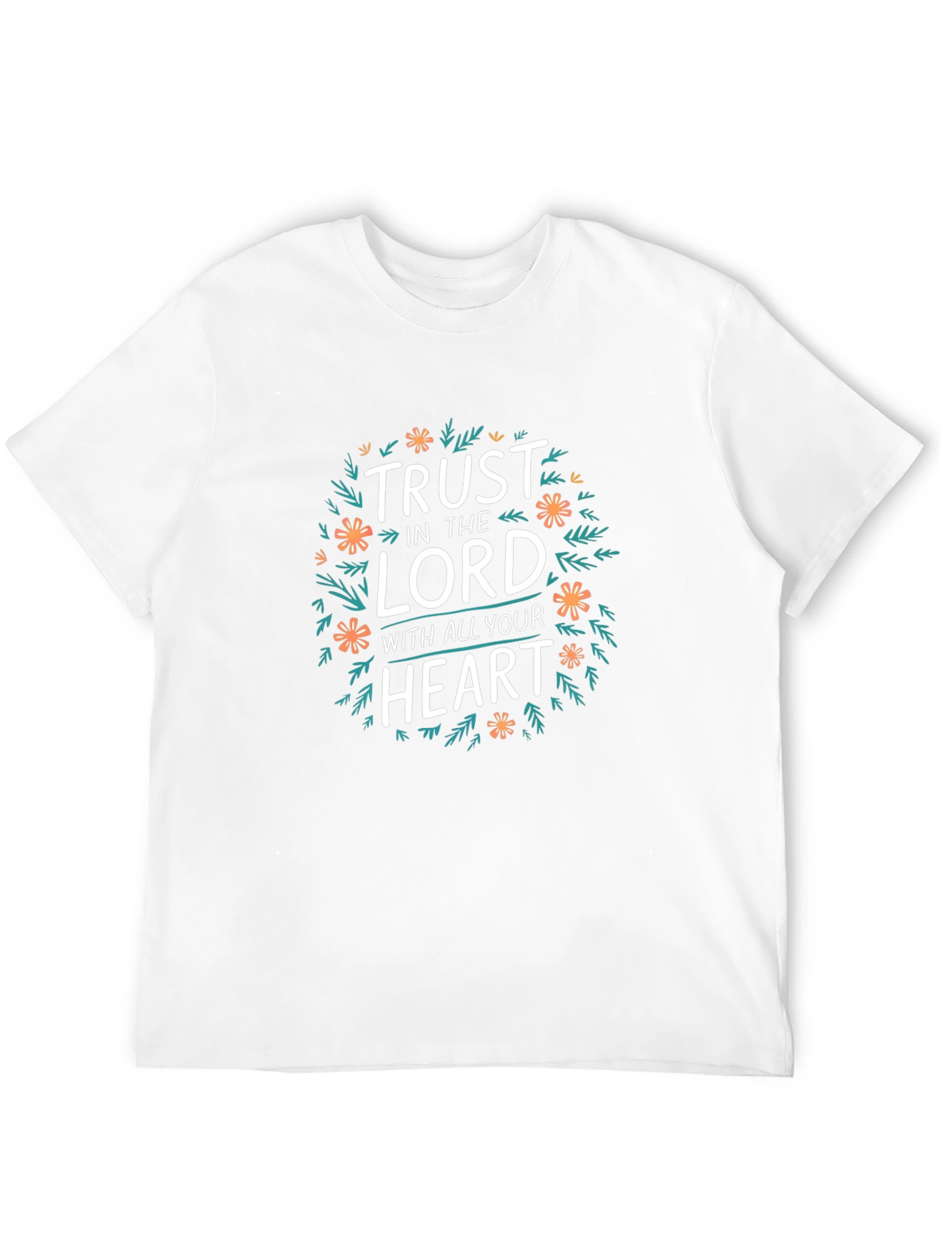 Trust in The Lord Graphic Black T-Shirt
