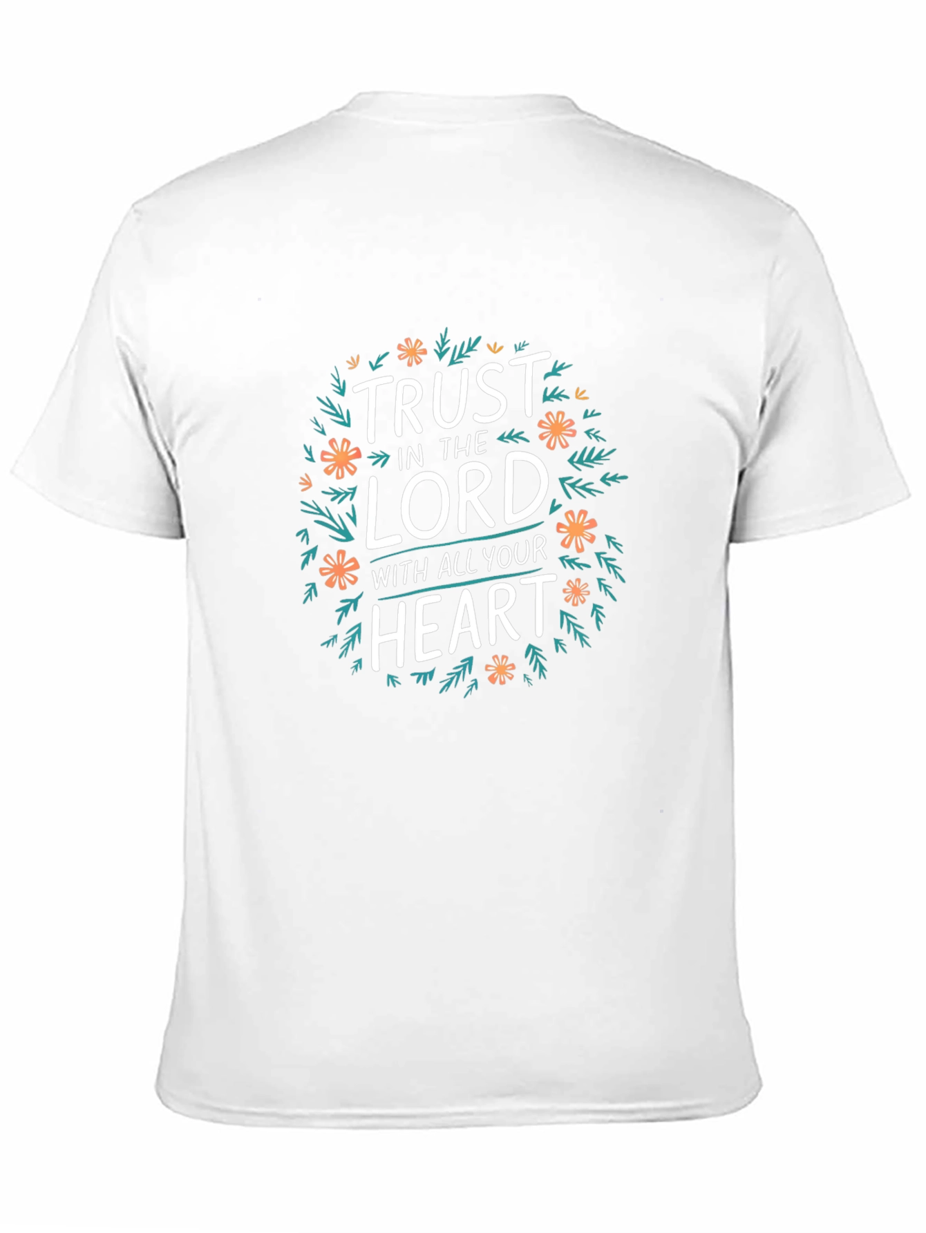 Trust in The Lord Graphic Black T-Shirt