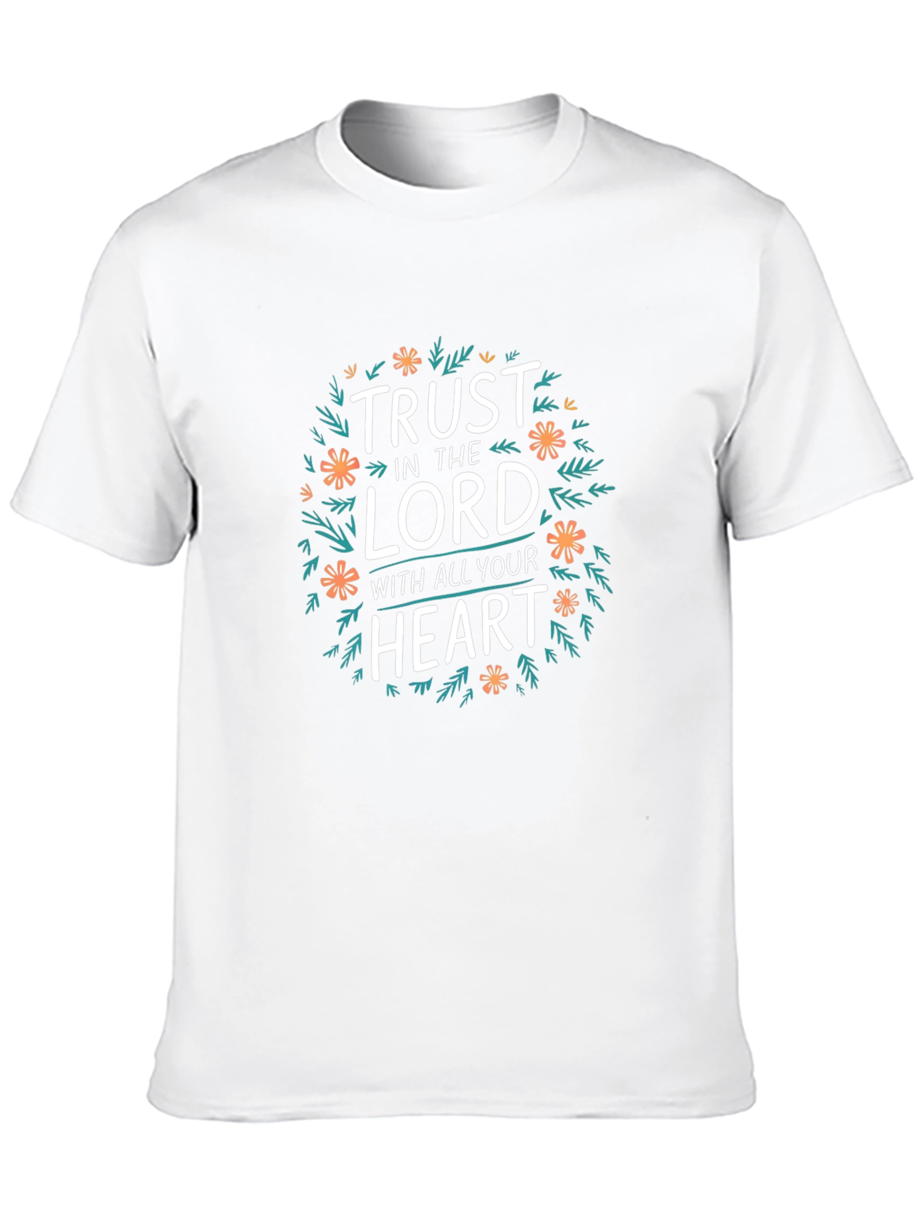 Trust in The Lord Graphic Black T-Shirt
