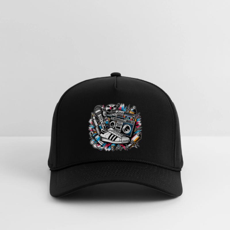 AI 1980s Hip Hop Collage