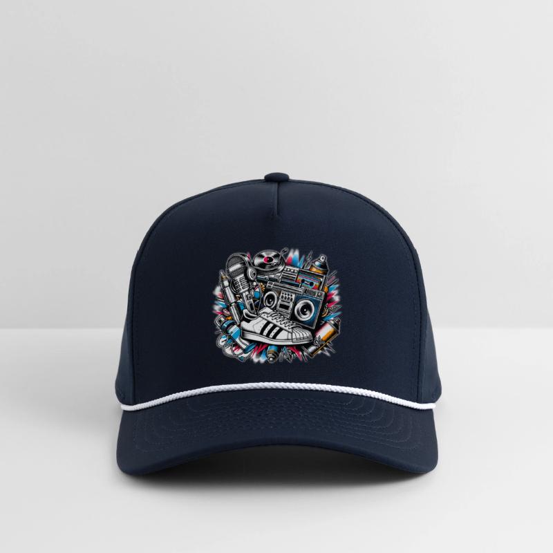 AI 1980s Hip Hop Collage