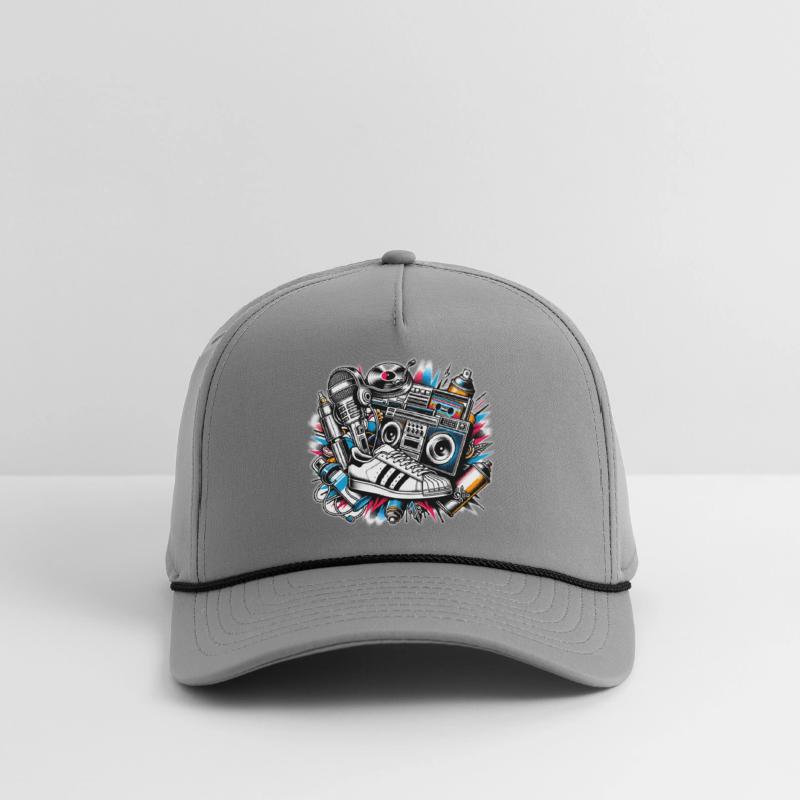 AI 1980s Hip Hop Collage