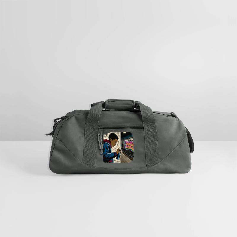 AI Teen in Underground Subway Layup -Masked Border