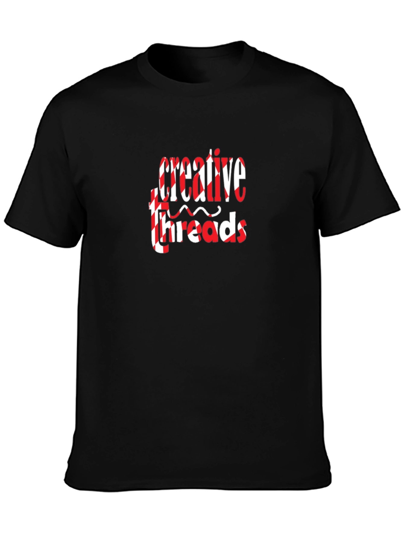 Creative Threads Black Graphic Tee