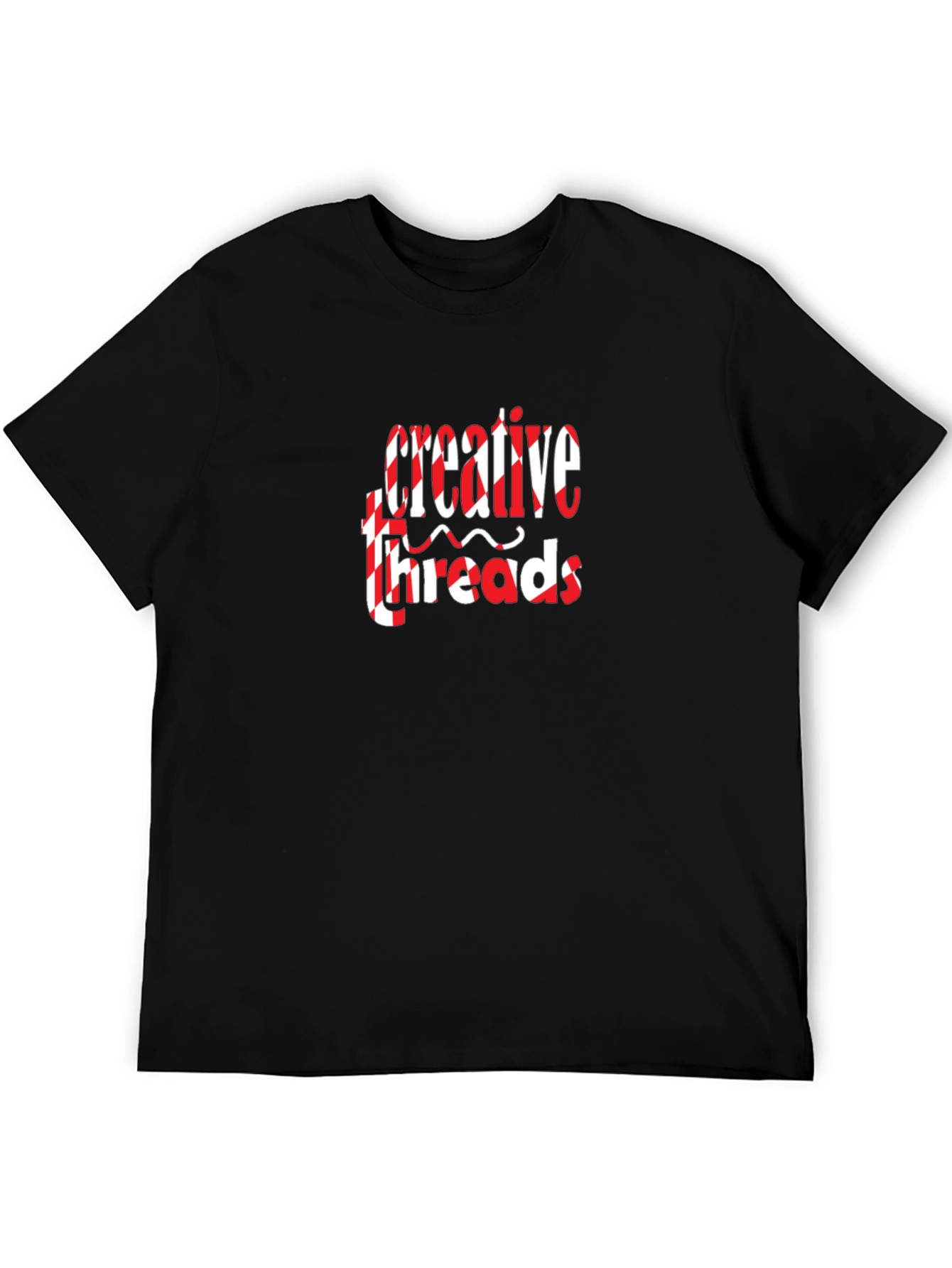 Creative Threads Black Graphic Tee