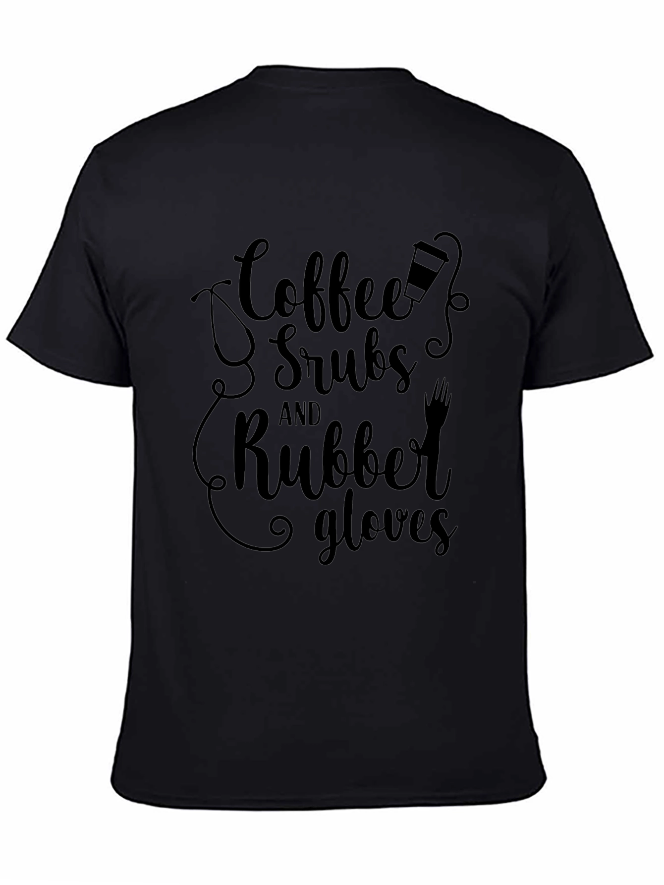 Coffee Scrubs Rubber Gloves T-Shirt