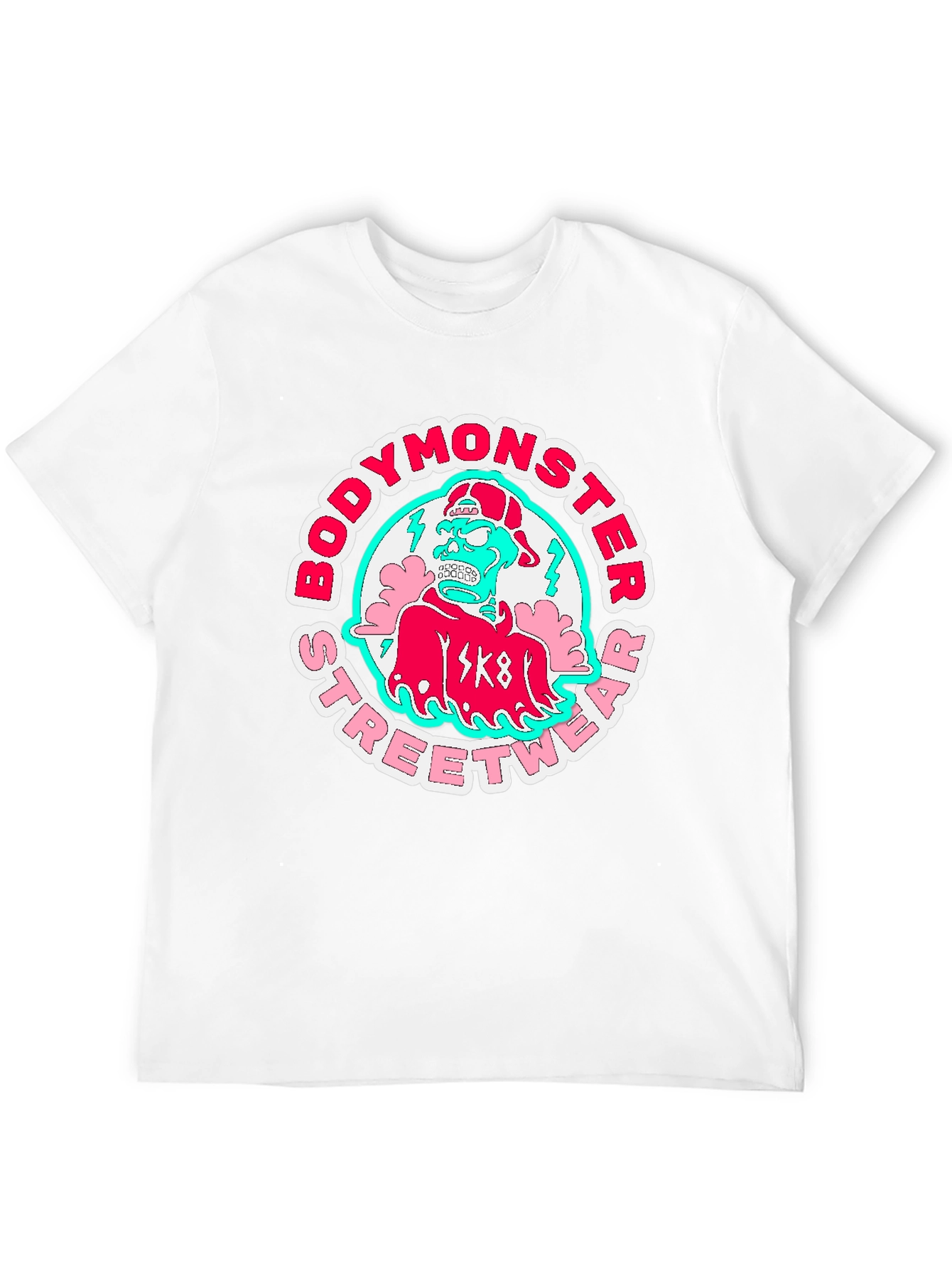Bodymonster Streetwear T-Shirt - Skate Monster Tee
