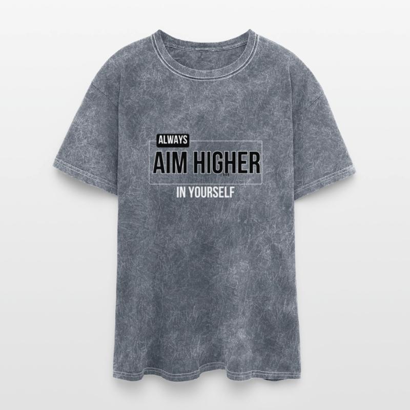 AIM HIGHER MOTIVATION T SHIRT COOL