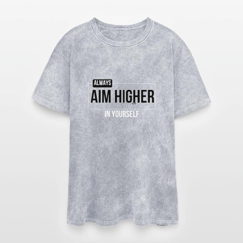 AIM HIGHER MOTIVATION T SHIRT COOL