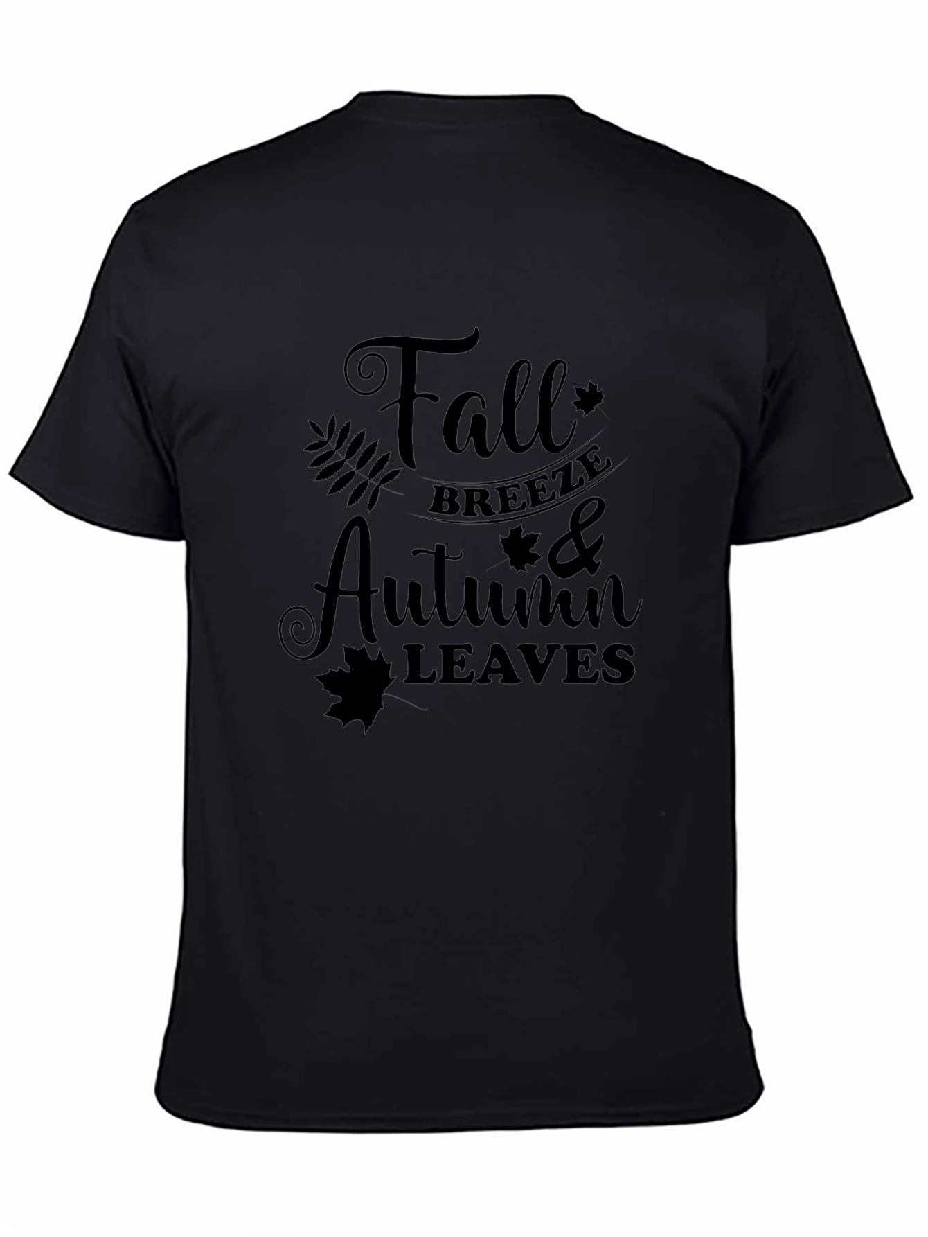 Fall Breeze Autumn Leaves Graphic Tee