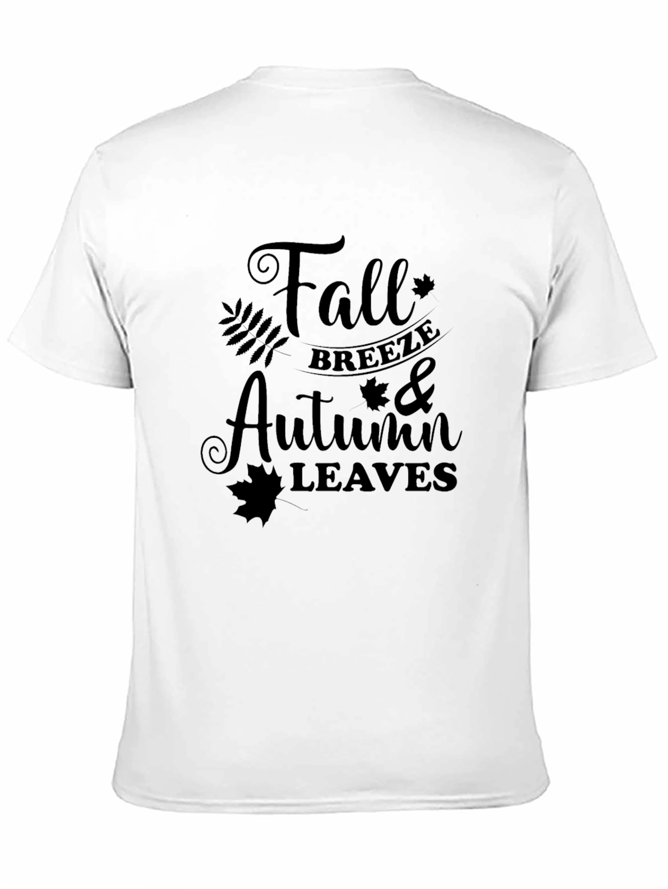 Fall Breeze Autumn Leaves Graphic Tee